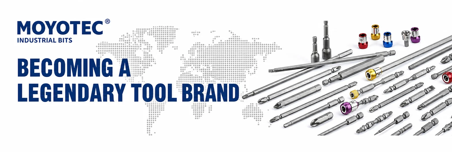 MOYOTEC industrial screwdriver bits, nut setters and magnetic bit holders product range