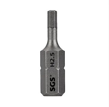 MOYOTEC H2 H2.5 H3 H4 H5 H6 Hexagon Screwdriver Bit Set Power Tool 1/4" Hex Shank 25mm Hex Head Scre