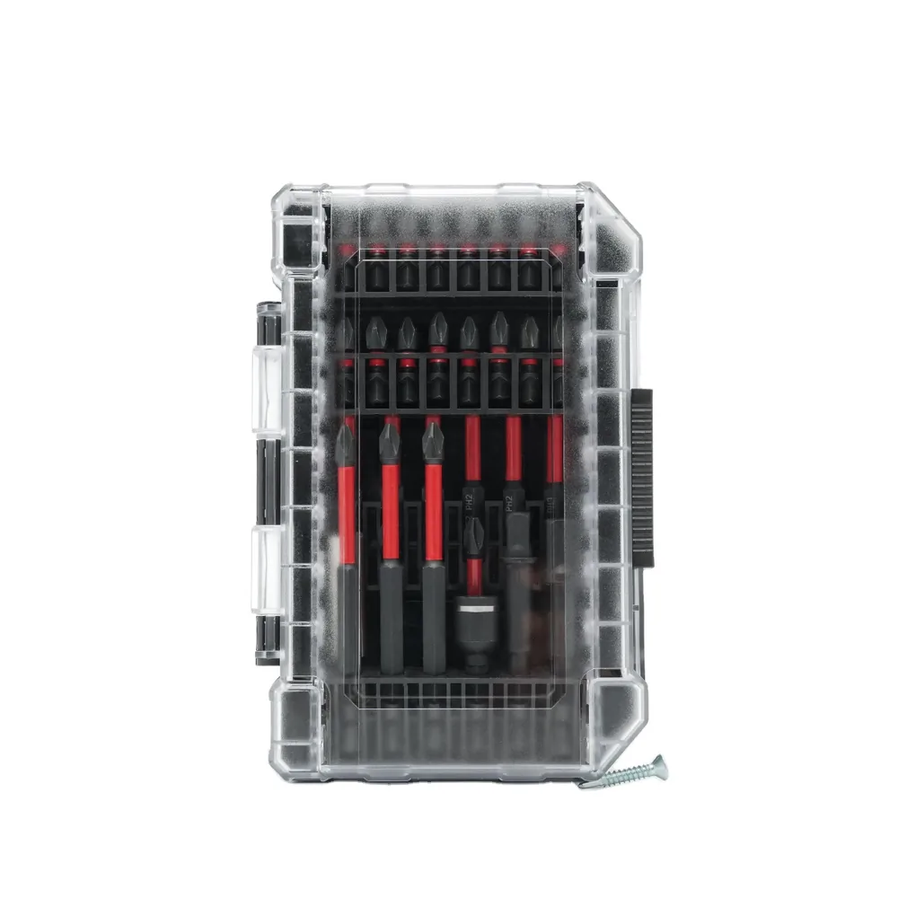 MOYOTEC 42-Piece Impact Screwdriver Bit Set With Tough Case, S2 Steel Screwdriving Sets with Magneti