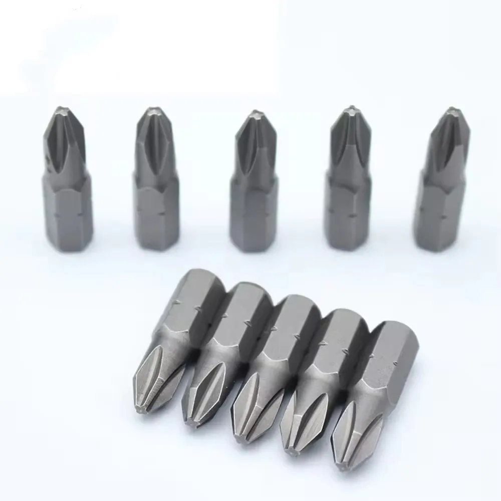 MOYOTEC 25mm 1/4 Hex Shank S2 Magnetic Bit PH2 Phillips Driver Screwdriver Bits