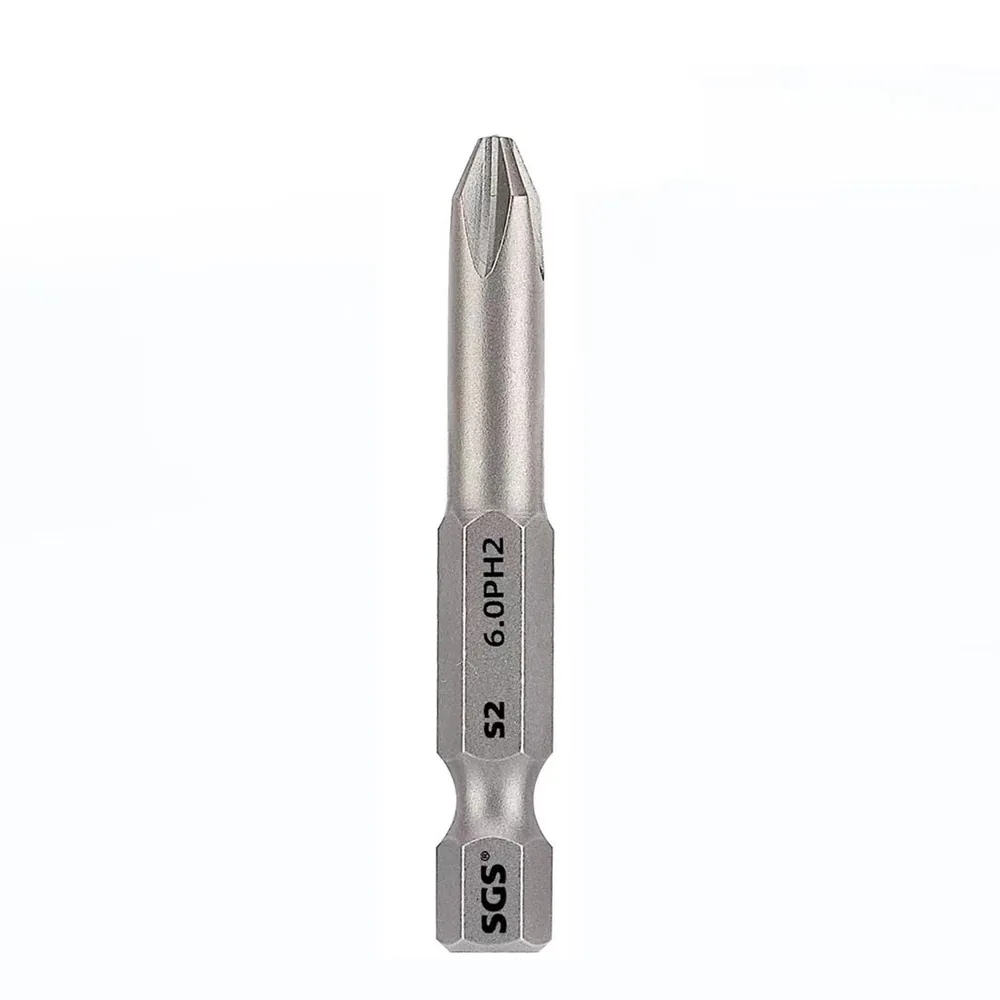 MOYOTEC S2 Material 50mm 1/4'' Hexagon Driver Phillips Ended Power Bit