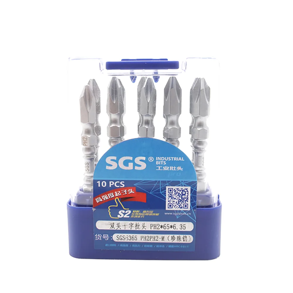 MOYOTEC Source Manufacturer S2 Double Head Cross Screwdriver Bets Set Strong Magnetic Electric Drill