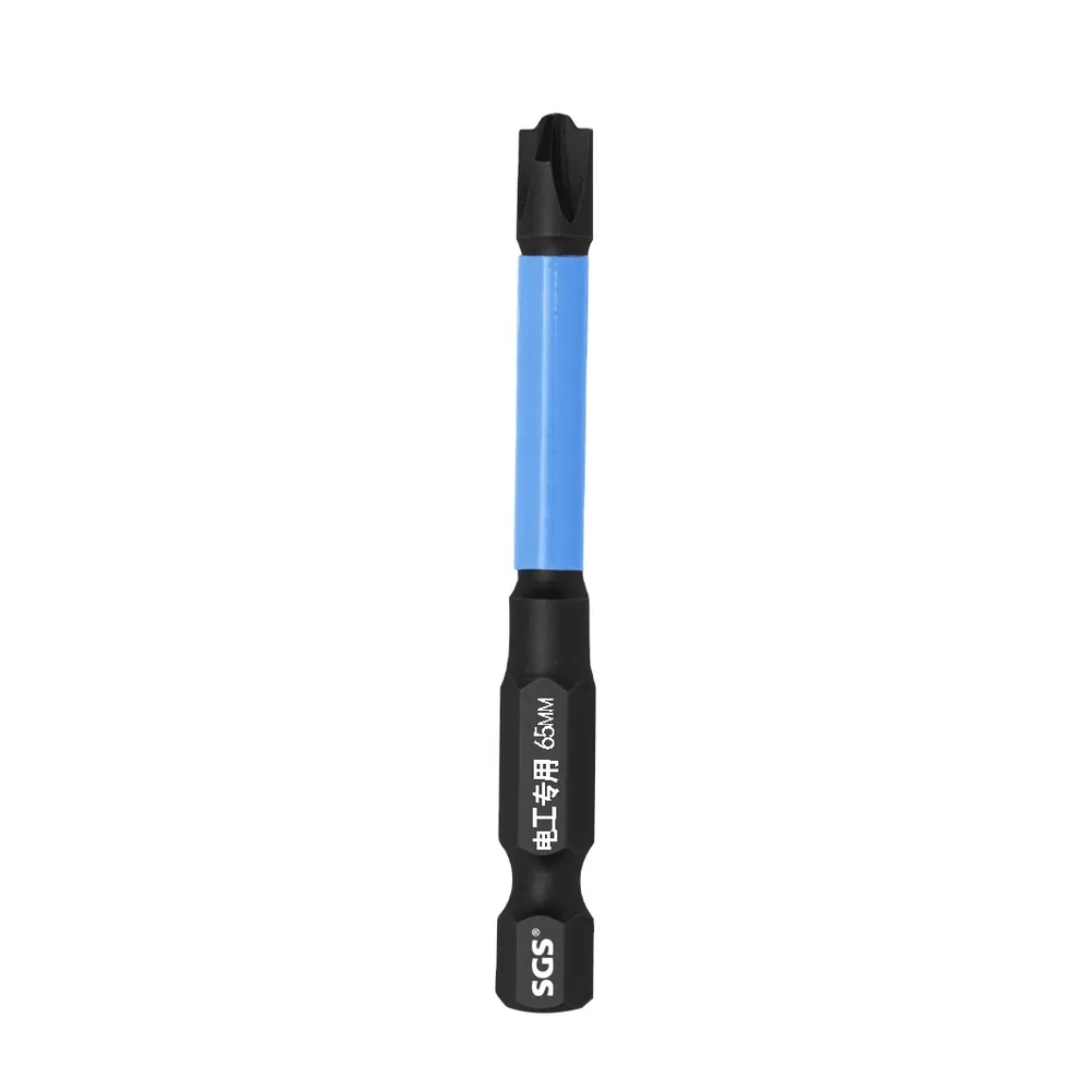 MOYOTEC 1/4 Inch 65-150mm Electric Bits Black Phosphating Electrician Specific