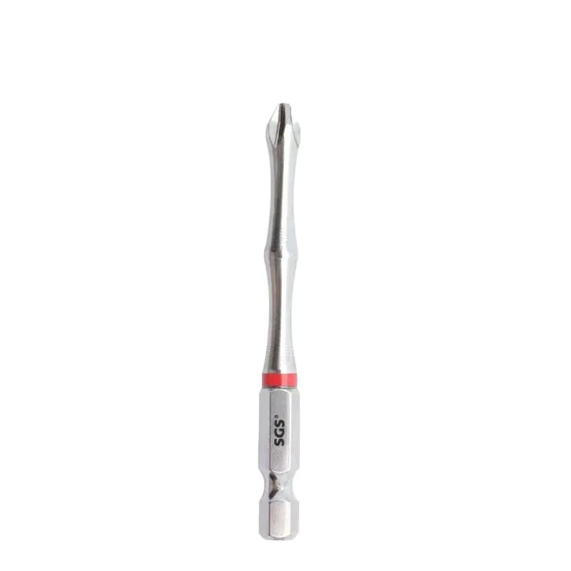 MOYOTEC 1/4 in 50~150 mm Bamboo Shape Single Head Phillips Screwdriver Bits with Blister Card or Sto