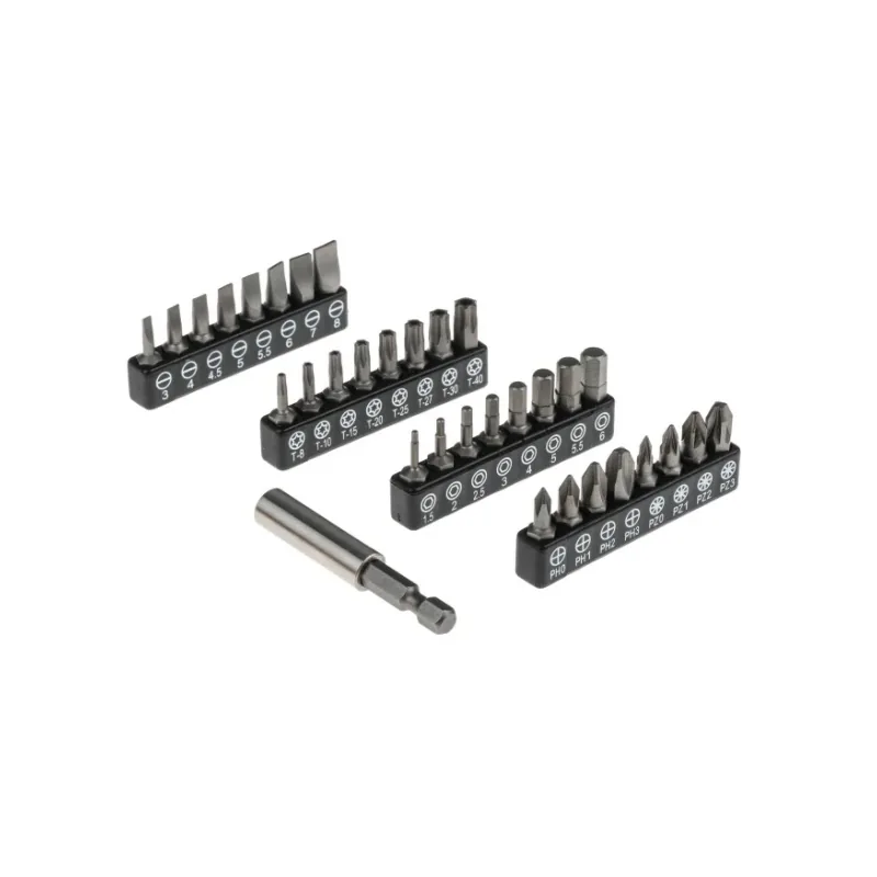 MOYOTEC S2 Material Steel Handle 6.35 mm Hexagon Driver Power Bits 25mm Length Torx Insert OEM DIY R