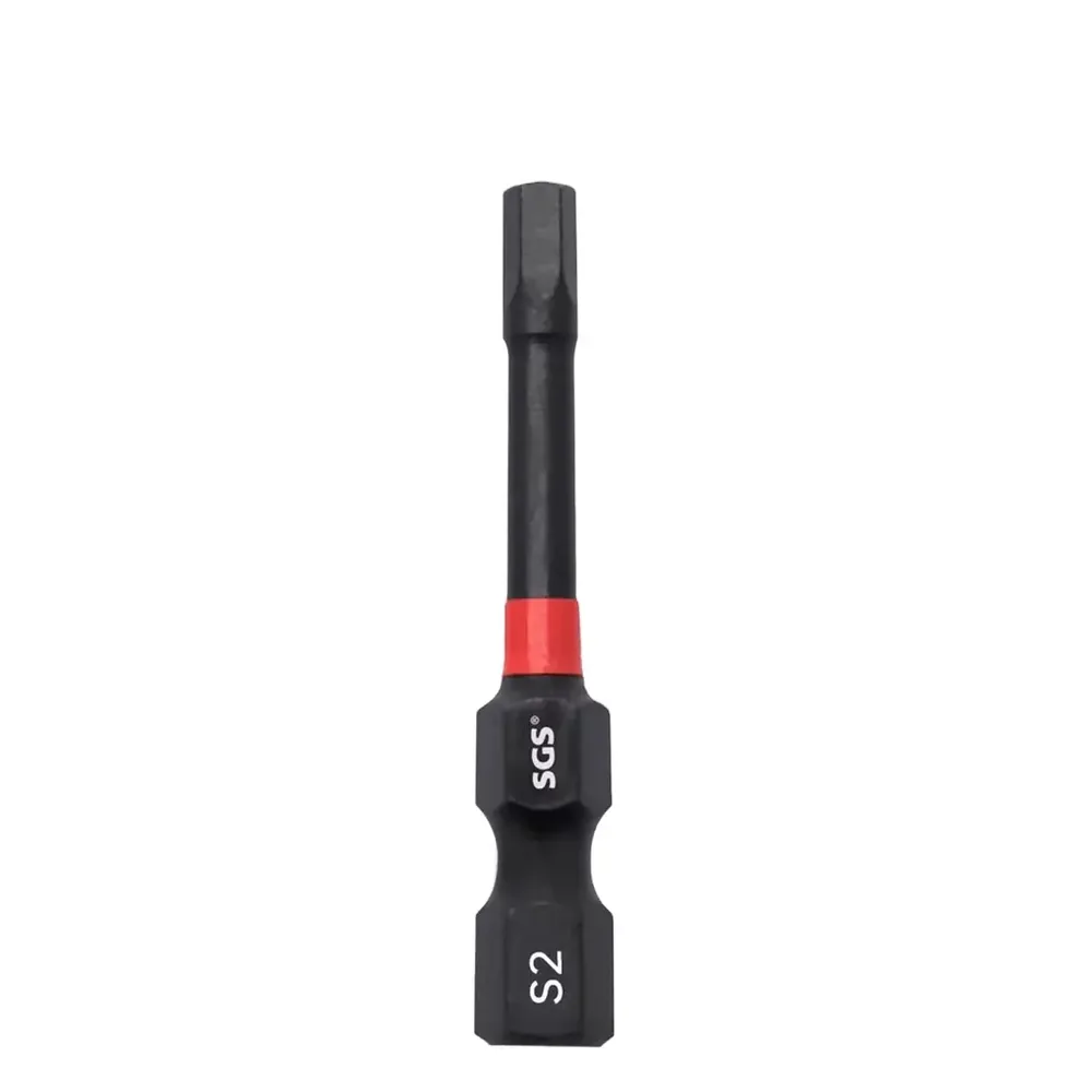MOYOTEC S2 Steel Black Phosphating Strong Magnetic Single Head Hexagon Impact Bits 25mm/50mm/75mm St
