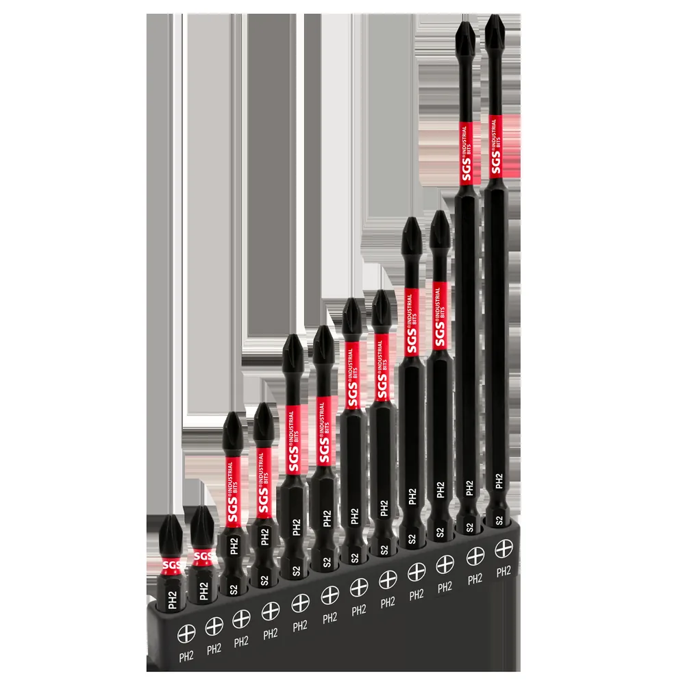 MOYOTEC PH2 S2 Battery-Powered Impact Bits Screwdriver Set 50mm 75mm 150mm Stainless Steel Hard Case